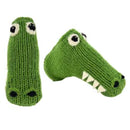 Sunfish:  Alligator Knitted Blade Putter Cover With Magnetic Closure