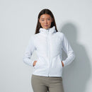 Daily Sports: Women's Allos Hybrid Jacket - White Clothing