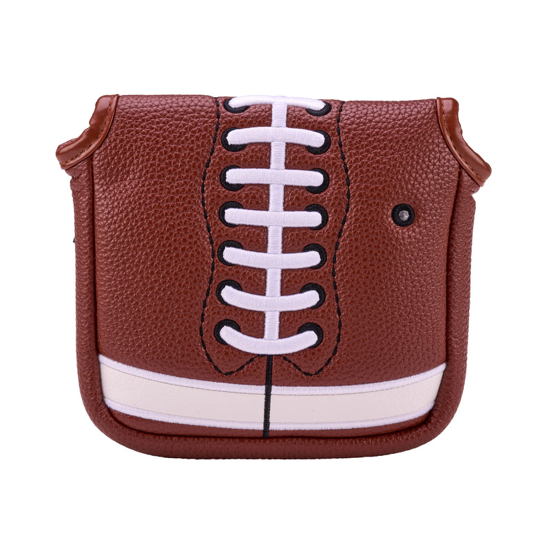"Go Fore It" Football-Themed Center-Shafted Putter Cover by CMC Design
