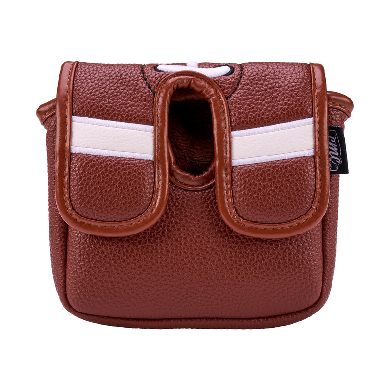 "Go Fore It" Football-Themed Center-Shafted Putter Cover by CMC Design