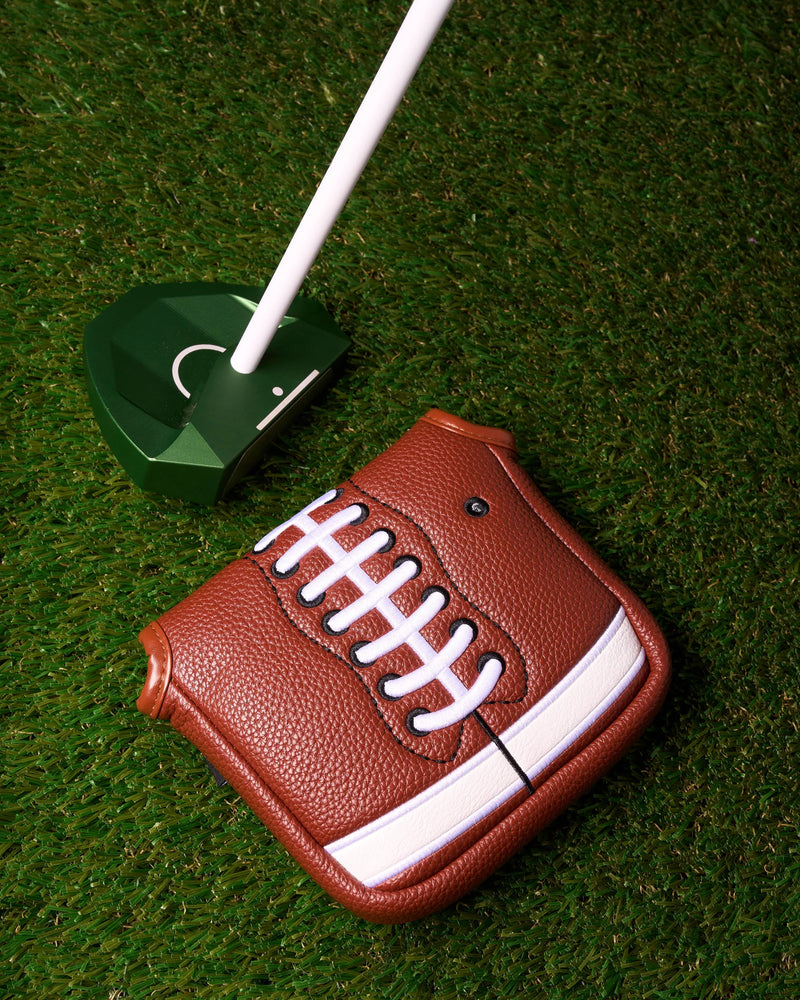 "Go Fore It" Football-Themed Center-Shafted Putter Cover by CMC Design