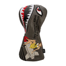 Shark Bomber Pin-Up Leather Driver Headcover by CMC Design