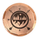 Sunfish: Embossed Ball Marker - Compass