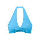 Pleated Halter Sports Bra