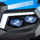 24V Kids Golf Cart 4WD 2-Seater Ride on Car with Storage Trunk and Horn-Blue