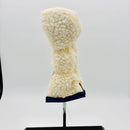 Just 4 Golf: Sherpa Hybrid Headcover  - Cream with Navy Trim
