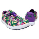 SKŌNI Women's Golf Shoe Waterproof- Purple Floral