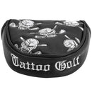 Tattoo Golf Dancing Skulls Putter Cover - Two Ball/Mallet Style - Black/White