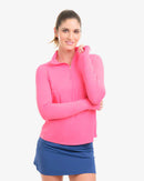 BloqUV: Women's UPF 50 Mock Zip Top Relaxed (3002)