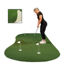 6 x 15 True Roll Putting Green with White Natural Rubber
