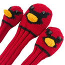 Sunfish: Knit Wool Headcover -Cardinal (Driver, Fairway, Hybrid, or Set)