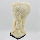 Just 4 Golf: Sherpa Driver Headcover  - Cream with Navy Trim
