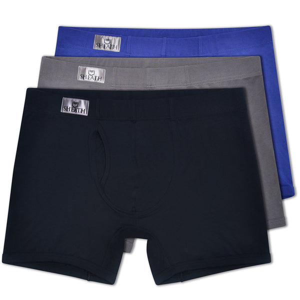 SHEATH 3.21 Men's Dual Pouch Boxer Brief 3 Pack