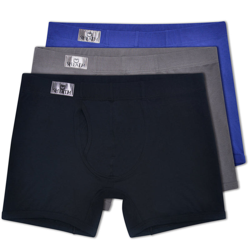 SHEATH 3.21 Men's Dual Pouch Boxer Brief 3 Pack