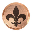 Sunfish: Embossed Ball Marker - Fleur-de-lis