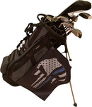 Thin Blue Line Punisher Police Golf Towels - Flag Golf Towel Gift with Bag Clip