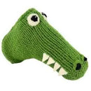 Sunfish:  Alligator Knitted Blade Putter Cover With Magnetic Closure