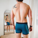 SHEATH 4.0 Bamboo Hexagon Men's Dual Pouch Boxer Brief