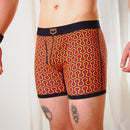 SHEATH 4.0 Bamboo Hexagon Men's Dual Pouch Boxer Brief