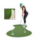 3 x 10 Indoor/Outdoor Putting Green with White Natural Rubber
