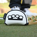 Grass Nuckles Mallet Putter with Head Cover