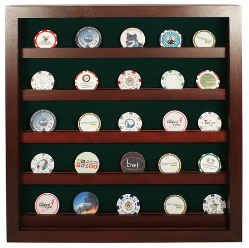 Eureka Golf: 45 Poker Chip Display Cabinet