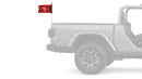 San Francisco 49ers 11"x17" Forever Wave Flag for Jeep Wrangler JKU 4-Door 2007-2018