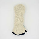 Just 4 Golf: Sherpa Fairway Headcover  - Cream with Navy Trim