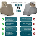 4 Passenger Golf Cart Storage Cover (4 Seater Long Roof 80") Taupe