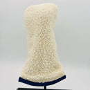Just 4 Golf: Sherpa Driver Headcover  - Cream with Navy Trim