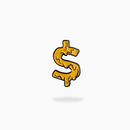 Pin Creations - Money Sign Ball Marker