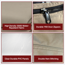 6 Passenger Driving Enclosure Golf Cart Cover fits EZGO 4+2 Bench