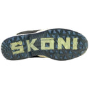 SKŌNI Men's Golf Shoe Waterproof- Black/White Saddle