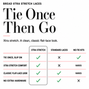 Xtra Stretch Flat Bread Laces