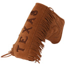 Texas Cowboy Embroidered Blade Putter Cover with Tassels