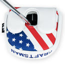USA Flag L.A.B. DF3 Embroidered Center Shaft Putter Cover