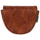 Brown PU Leather OZ.1 Embroidered Center-Shafted Putter Cover by Craftsman Golf