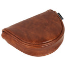 Brown PU Leather OZ.1 Embroidered Center-Shafted Putter Cover by Craftsman Golf