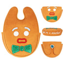 Gingerbread Man L.A.B. OZ.1 Embroidered Center-Shafted Putter Cover by ReadyGOLF