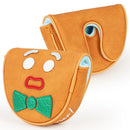 Gingerbread Man L.A.B. OZ.1 Embroidered Center-Shafted Putter Cover by ReadyGOLF