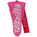Pink "Birdie" Embroidered Blade Putter Cover