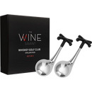 Golf Stick Shaped Stainless Steel Whiskey Stones, Whiskey Rocks, Great for Entertaining Guests, 2 Stones Rocks Cubes for Whiskey, Bourbon Vodka, Scotch, Metal Chillers Golf Gifts for Dad