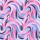 Scottsdale Pleated Hem Skort in Swirlee Girl Navy Pink White