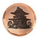 Sunfish: Embossed Ball Marker - Japanese Temple