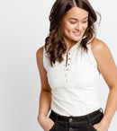 Oh Snap! Sleeveless Polo by Calliope Golf