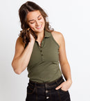COEUR Sleeveless Golf Polo by Calliope