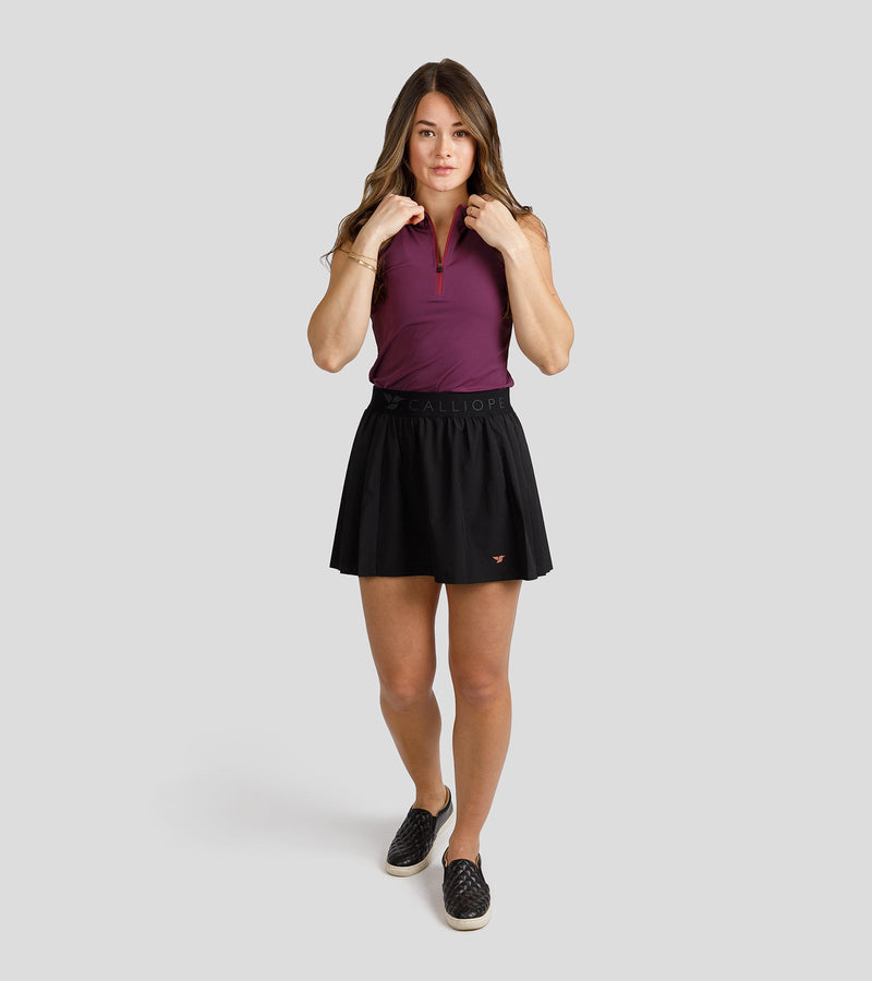 Kendall High Neck Polo by Calliope Golf