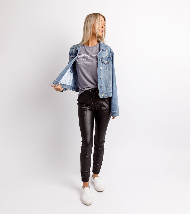 Golfing Wife Tee by Calliope Golf