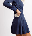 Kiona Long Sleeve Flare Dress by Calliope Golf