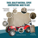 4 Passenger Golf Cart Storage Cover (4 Seater Long Roof 80") Taupe